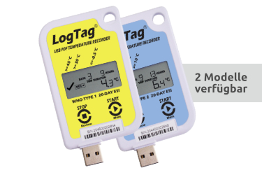 LogTag® DL-USRID-16V - Jednokratni snimač podataka o temperaturi sa PDF izveštajem i prethodno kvalifikovanim SZO