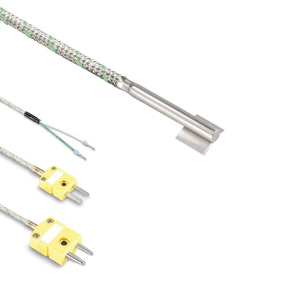 Senzor za pričvršćivanje na cev sa čahurom od nerđajućeg čelika, NiCr-Ni tip K