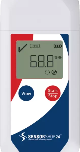 ClimateLog24 – Višekratni temperaturni i vlažnosni data loger sa displejem (-30°C do +70°C)