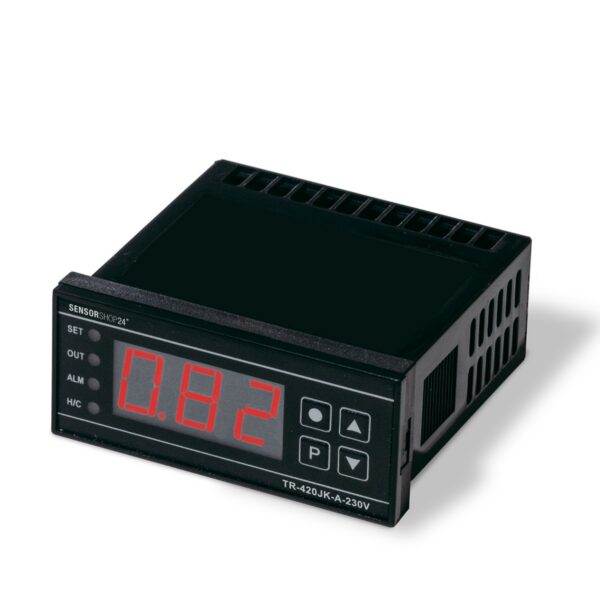 Digitalni on/off temperaturni regulator za NiCr-Ni tip K, FeCu-Ni tip J i 4-20mA